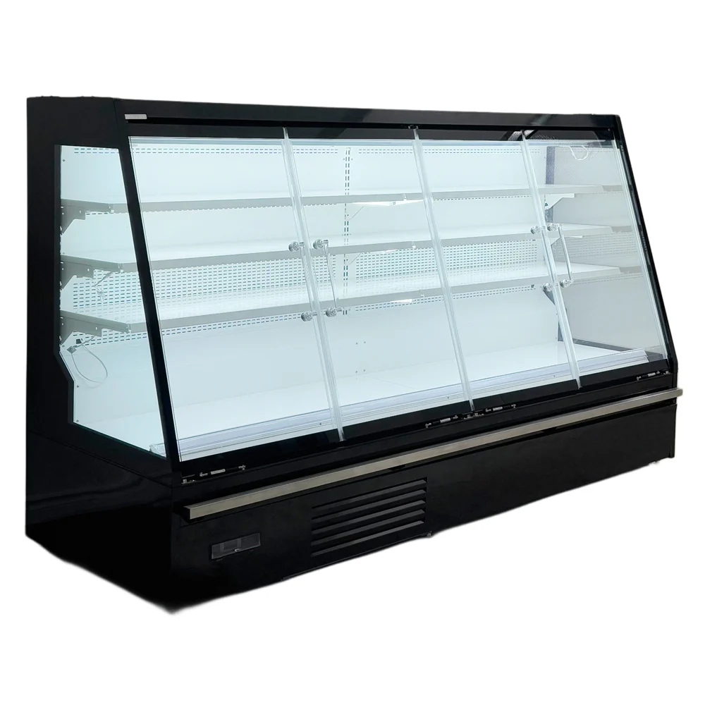 Alaska-Line 101'' Glass Door Merchandiser Cooler 4 Swing Doors 30 Cu.Ft. Capacity – HIT-603 - Image 2