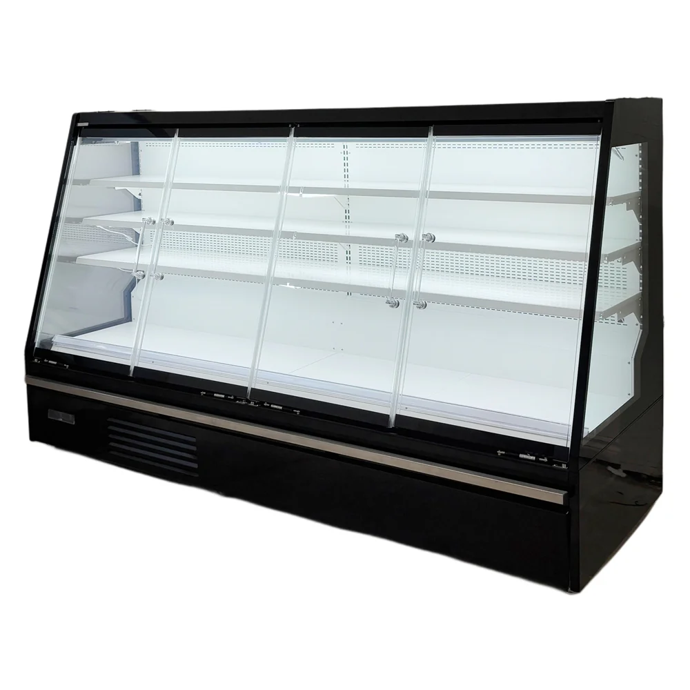 Alaska-Line 101'' Glass Door Merchandiser Cooler 4 Swing Doors 30 Cu.Ft. Capacity – HIT-603 - Image 3