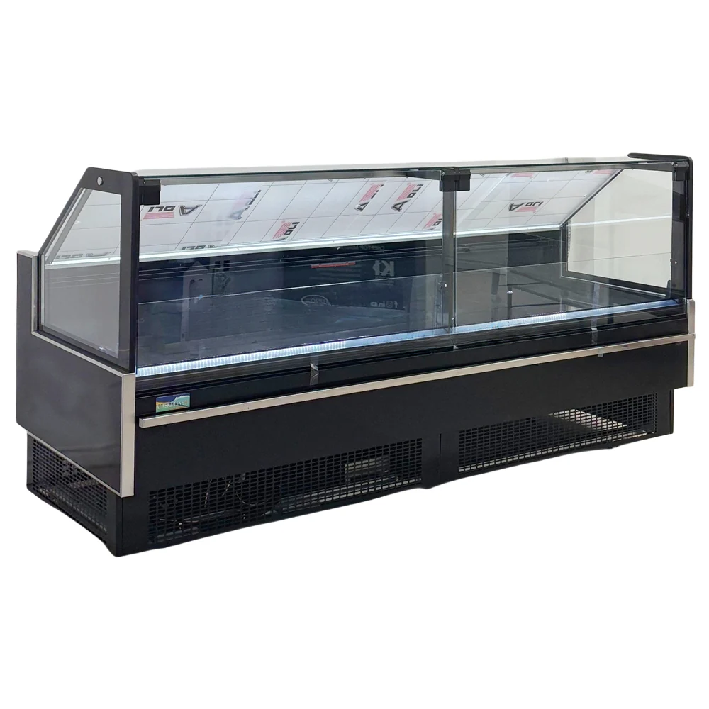 101'' Alaska-Line Slim Deli/Meat Square Glass Case HIT-39 - Image 3