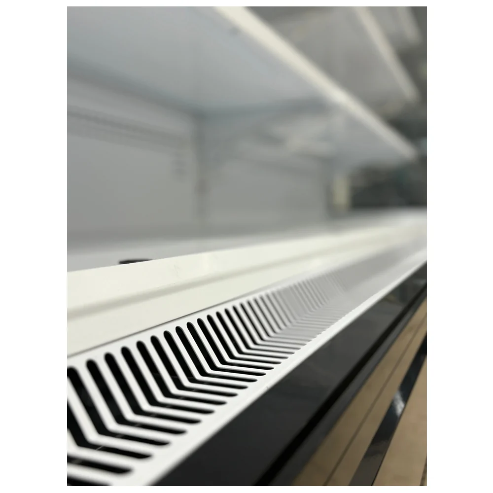Alaska-Line 101'' Open Air Refrigerated Merchandiser with Curtain –  42.3 Cu.Ft. Capacity Remote or Self Contain HIT-22V - Image 8