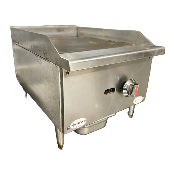 16" Stainless Steel Medium Duty Gas Griddle, 30,000 BTU Used FOR02024 - Image 4