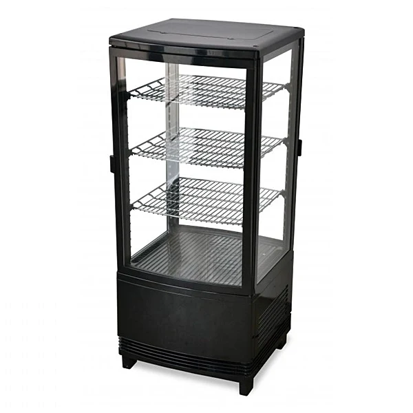 17'' Omcan Two Door Countertop Refrigerated Display Case 3 Cu.Ft - 25827 - Image 2