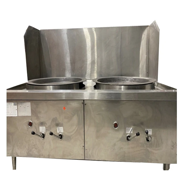 Natural Gas Wok Range 2 Burner Used FOR01191 - Image 5