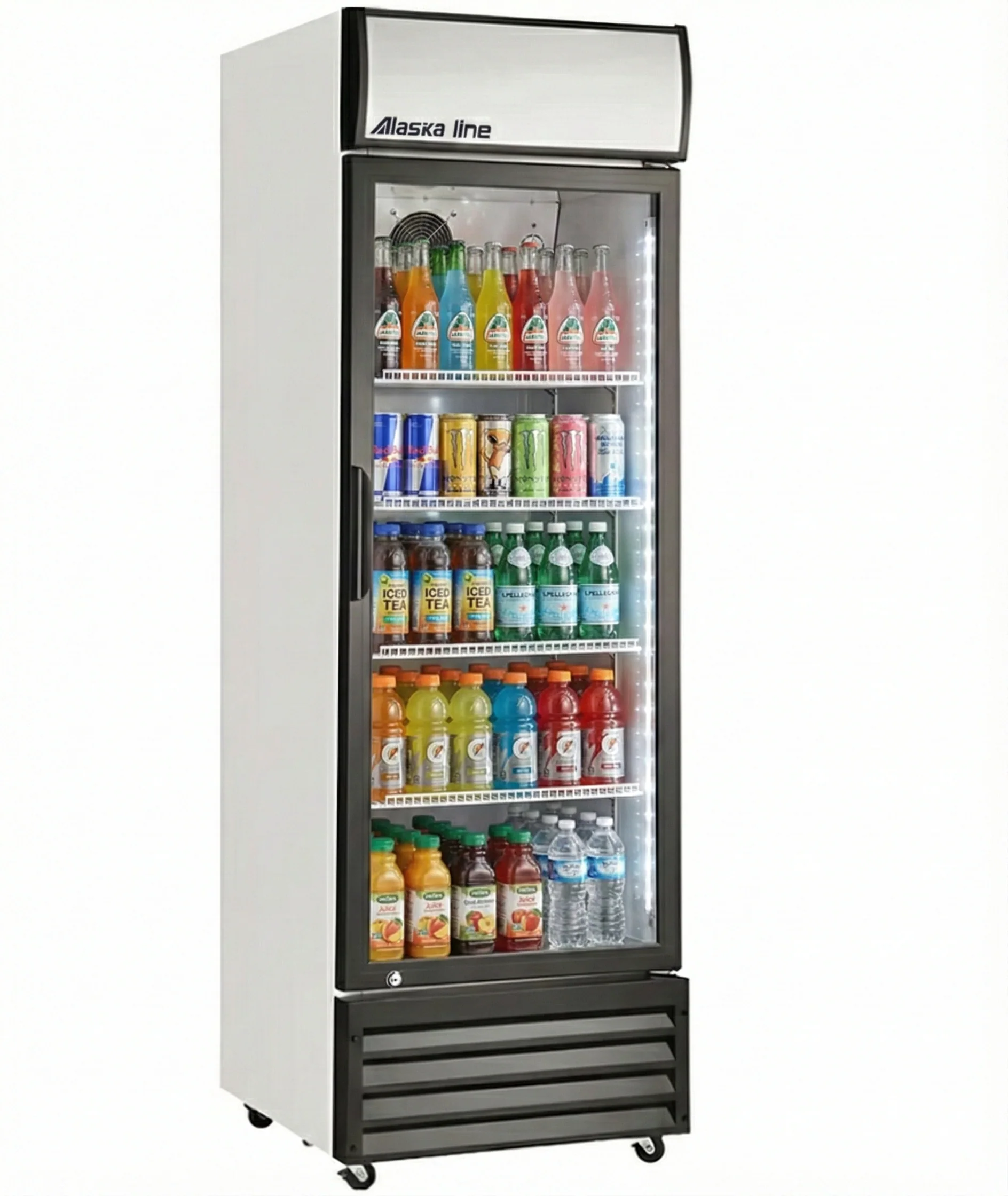 22'' Alaska-Line Single Glass Door Cooler 12.4 Cu.Ft. HIT-808