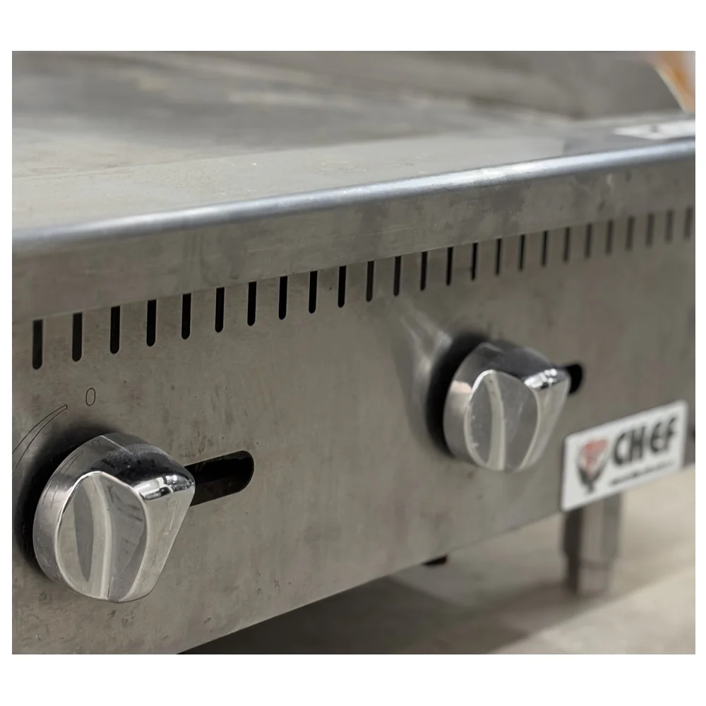 24" Natural Gas Flat Griddle Used CI028 - Image 4
