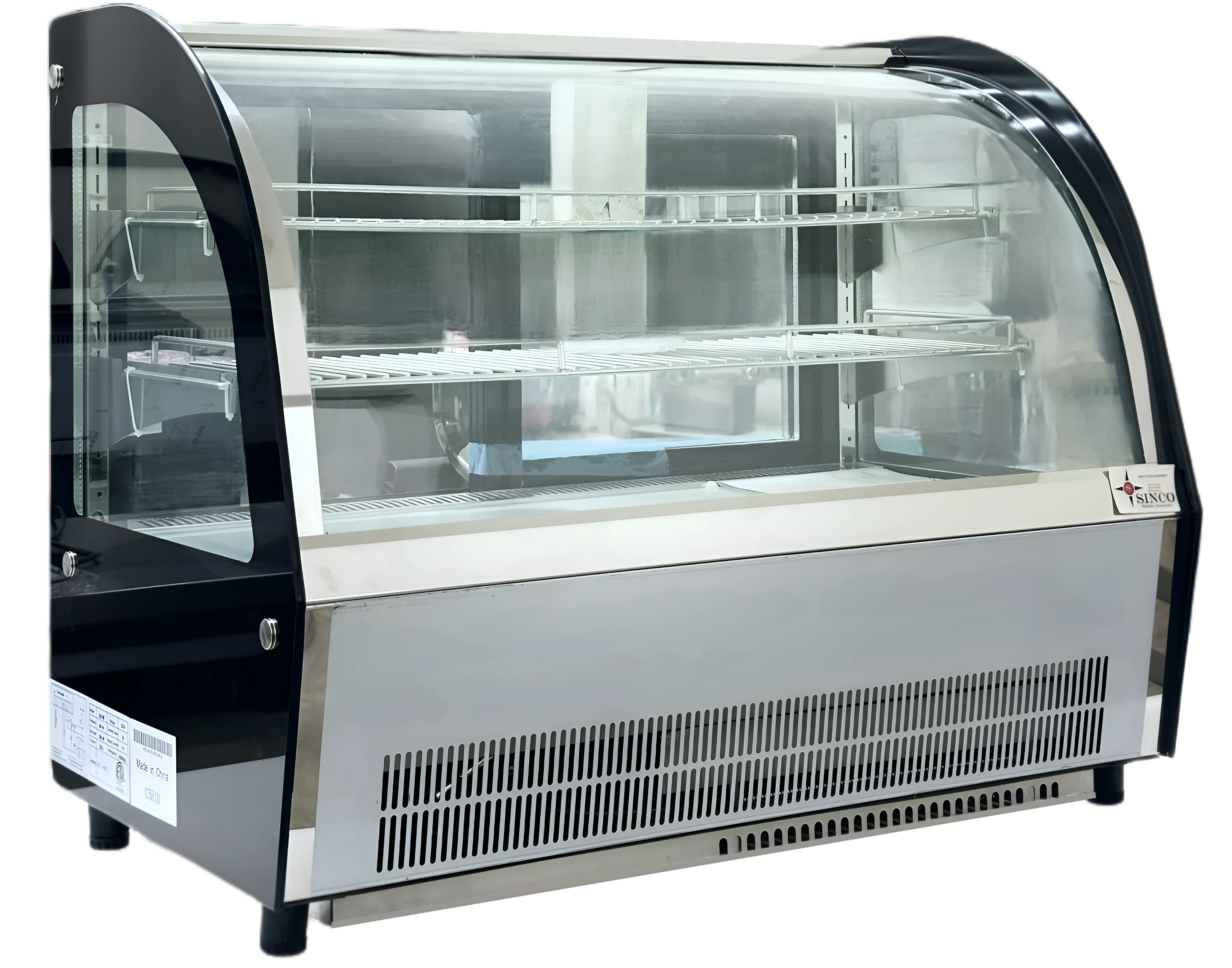 26'' CHEF Refrigerated Countertop Display Case Curved  LISA-66C - Image 7