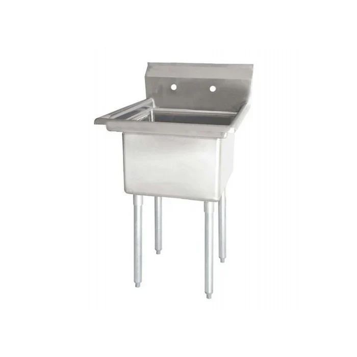 26'' CHEF One Tub Sink with Centre Drain & No Drainboard CH-2002