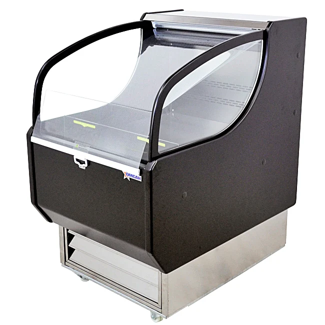 26" Omcan Open Air Refrigerated Display Case 6.6 Cu.Ft. 44379 - Image 4