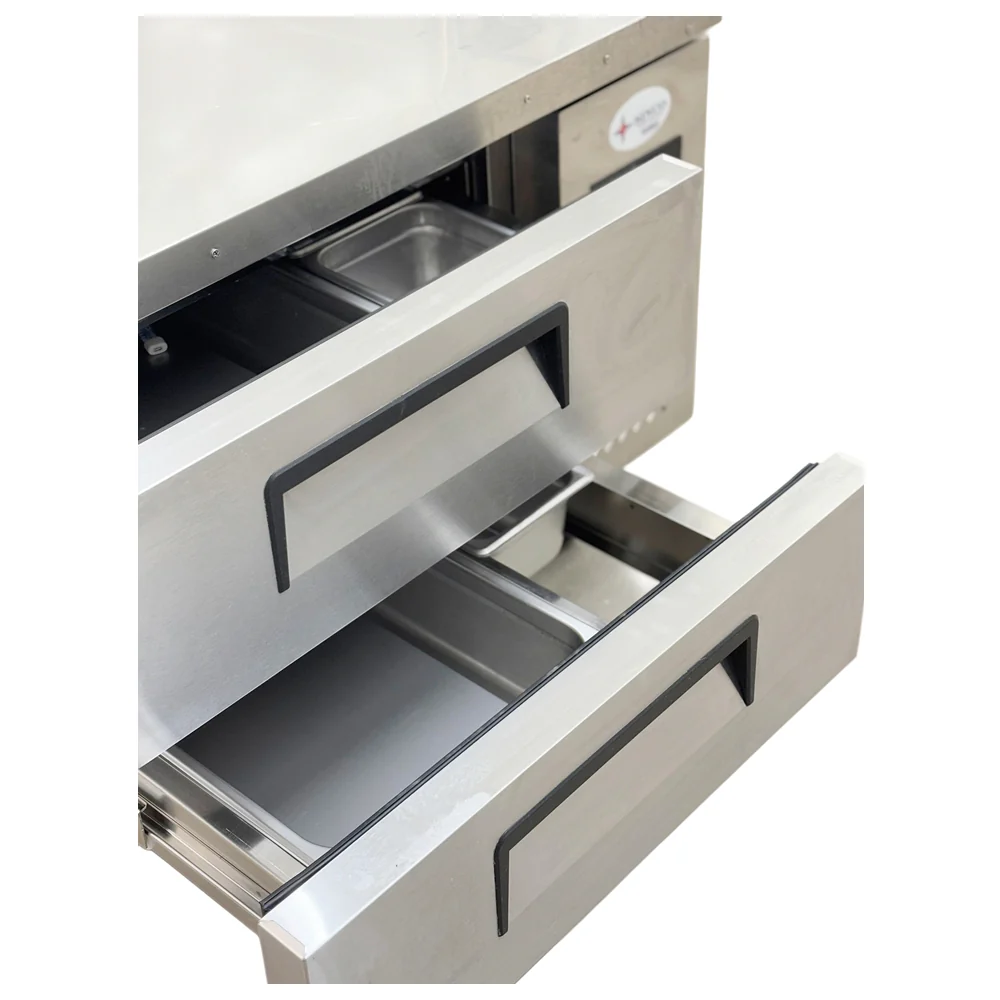 36″ 2 Drawer Refrigerated Chef Base Used CI024 - Image 3