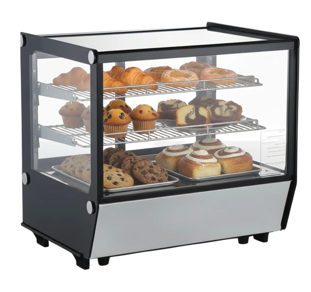 36'' CHEF Countertop Display Warmer Case Rectangle LISA-90RW