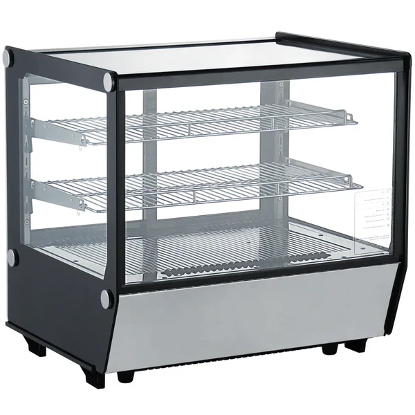 36'' CHEF Countertop Display Warmer Case Rectangle LISA-90RW - Image 2