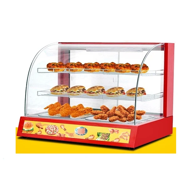 37" CHEF Curved Glass Countertop Display Warmer JI-109 - Image 2