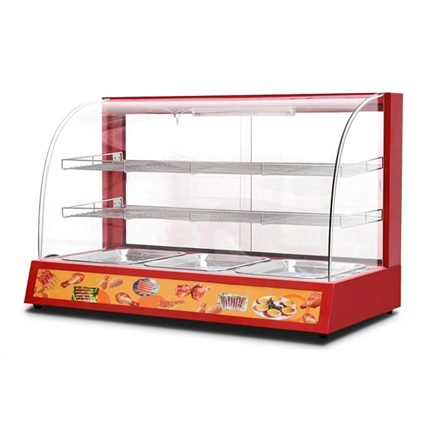37" CHEF Curved Glass Countertop Display Warmer JI-109 - Image 3