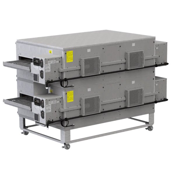 38'' XLT Double Deck Natural Gas Pizza Conveyor Oven G Series XLT3855-2 - Image 3