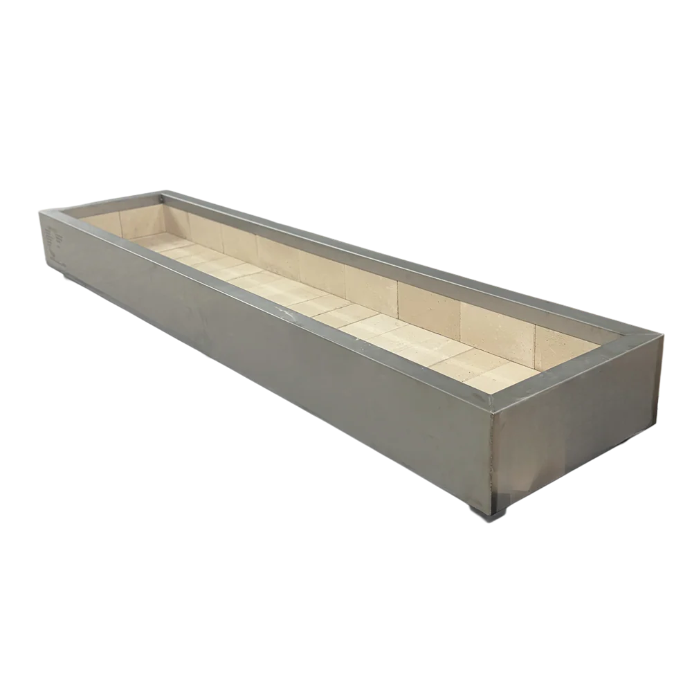 Lava Rock 48'' with Fire Brick Charcoal Manual Grill for Kebab LR-4 - Image 2