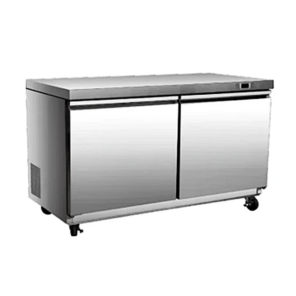 48" CHEF Double Solid Door Under Counter Cooler TUC-48R - Image 2