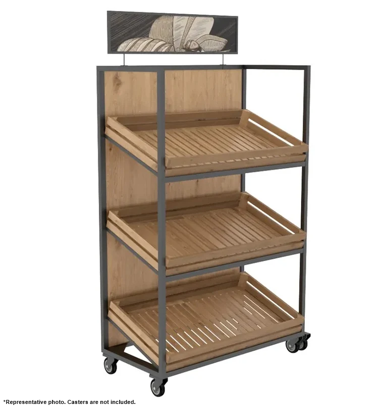 48'' Single Side Wood Bread Rack HBR-3090