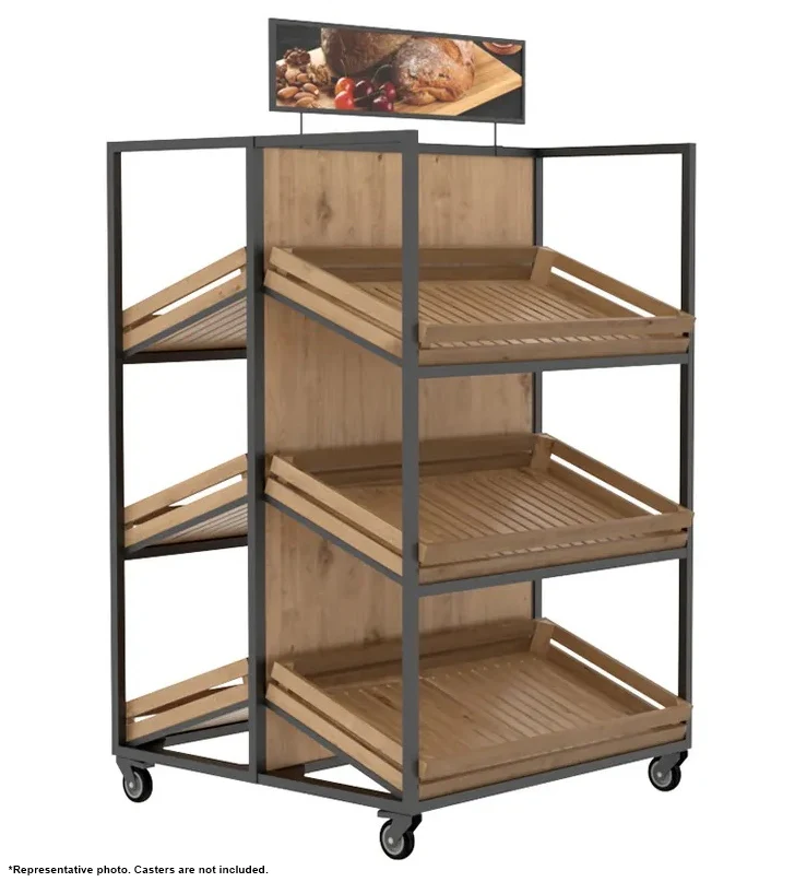 48'' Single Side Wood Bread Rack HBR-3090 - Image 3