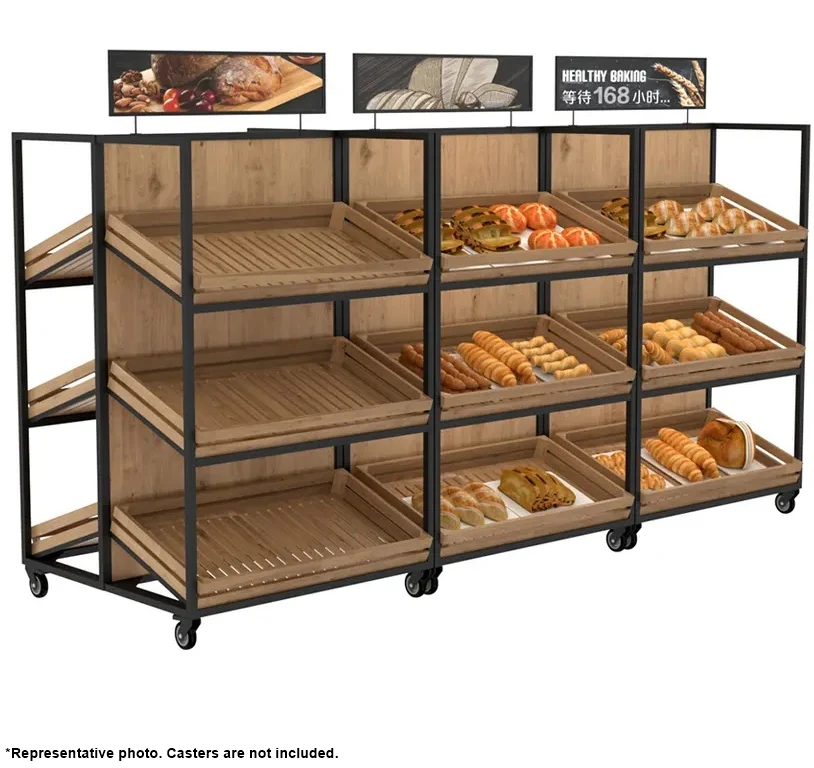 48'' Single Side Wood Bread Rack HBR-3090 - Image 4