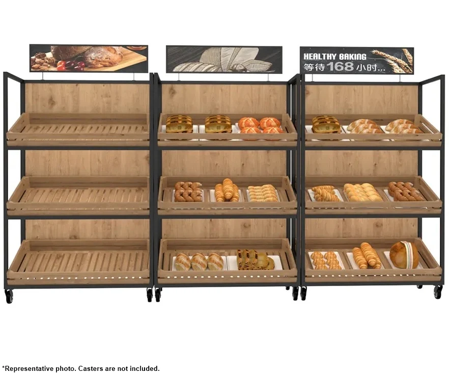 48'' Single Side Wood Bread Rack HBR-3090 - Image 5