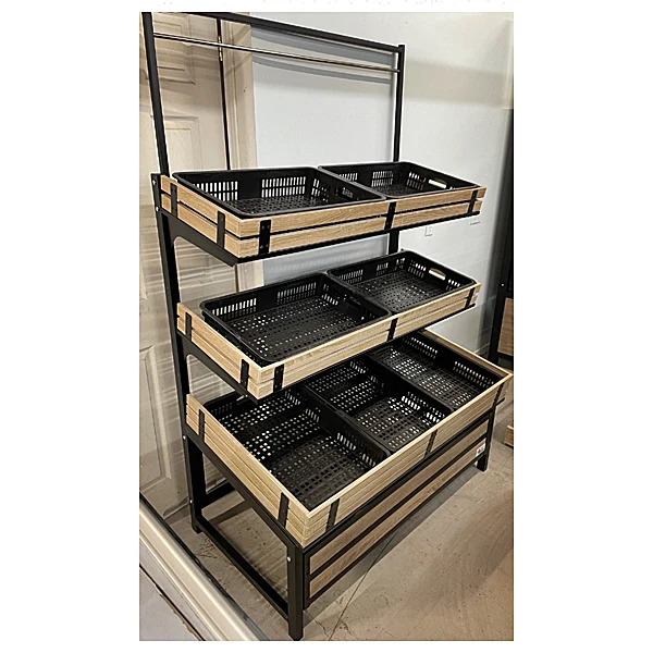 54'' Fruit & Vegetable Single Side Rack HBR-3002 - Image 3