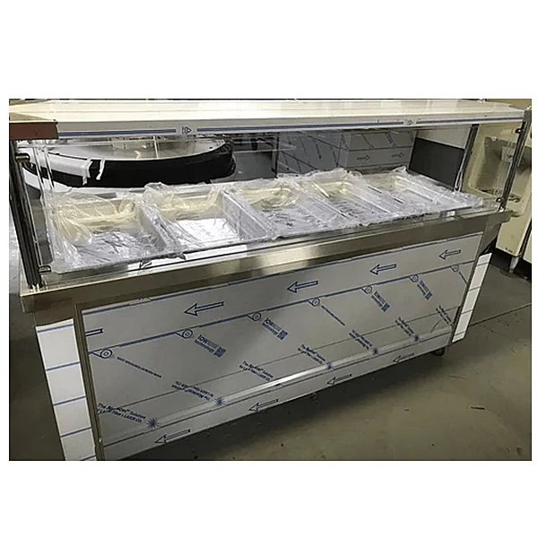 72" CHEF Five-Pan Electric Steam Table With Sneeze Guard SIN5C - Image 2