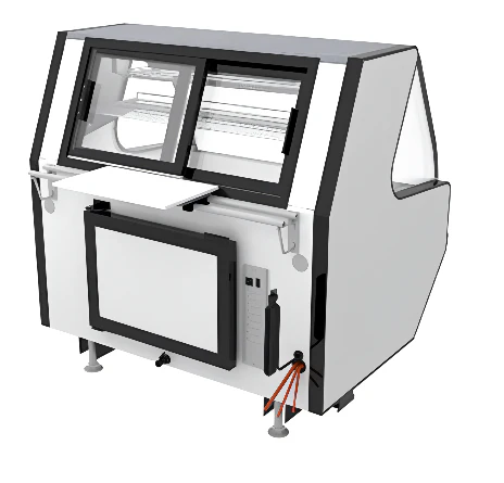 51'' Pro-Kold Curved Glass Meat Case Remote - MCRU-52-W - Image 5