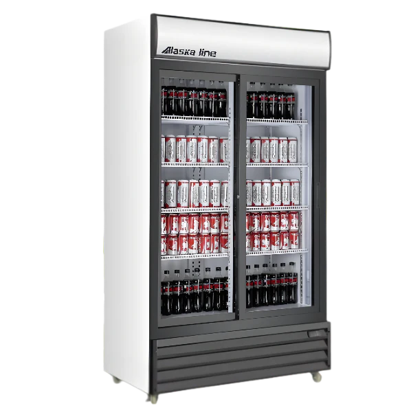 Alaska-Line 52" Two Swing Glass Door Cooler 38.3 Cu.Ft., HIT-802