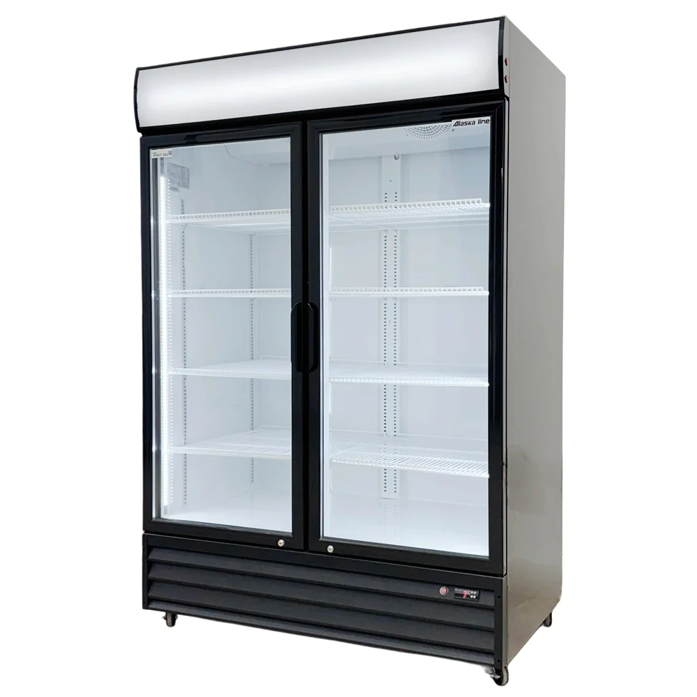 Alaska-Line 52" Two Swing Glass Door Cooler 38.3 Cu.Ft., HIT-802 - Image 7