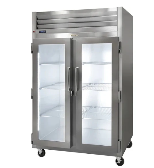 52'' Traulsen G Series Double Glass Door Stainless Steel Freezer G23010M - Image 2