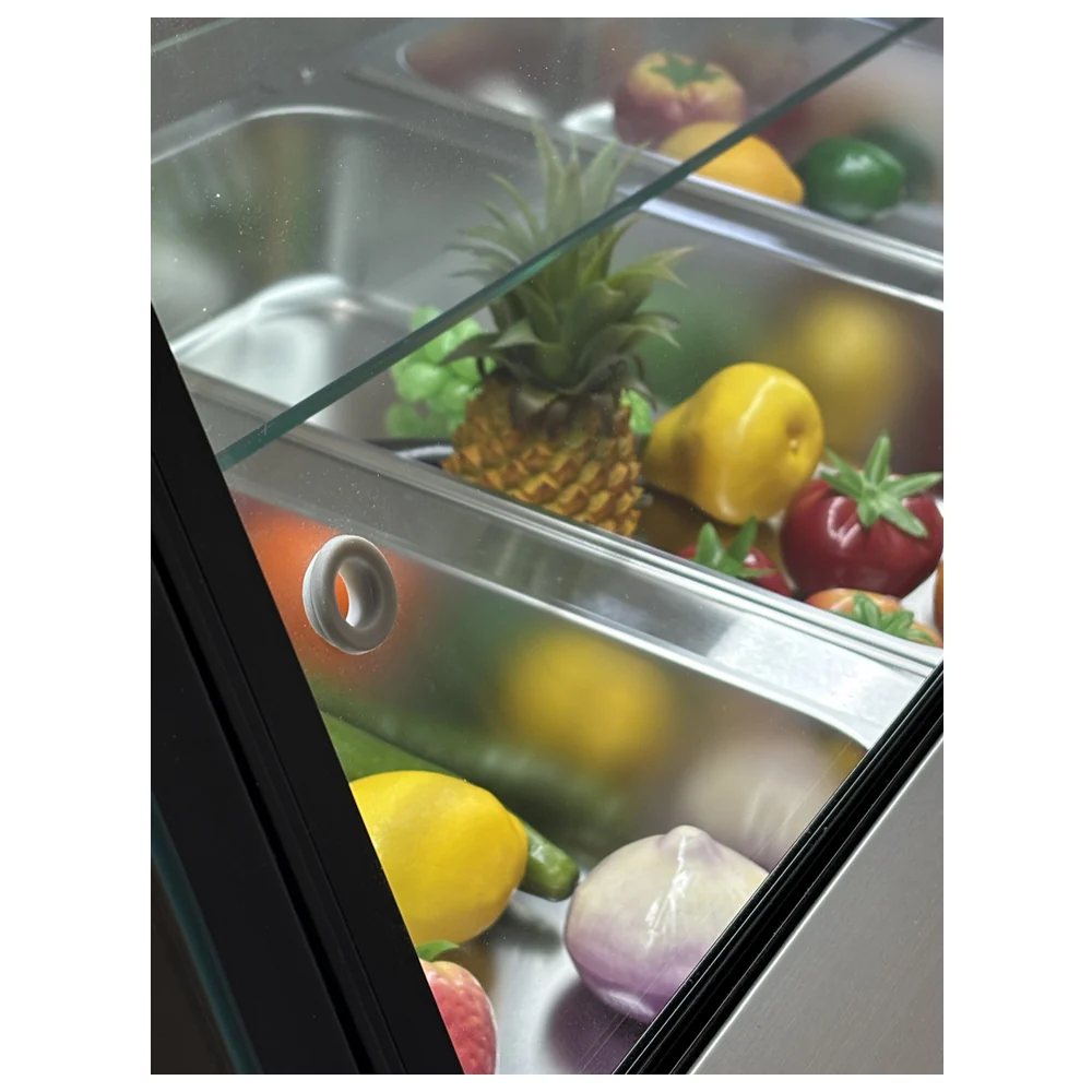 53'' Alaska-Line Salad Prep Table with GN Pan HIT-35 - Image 4
