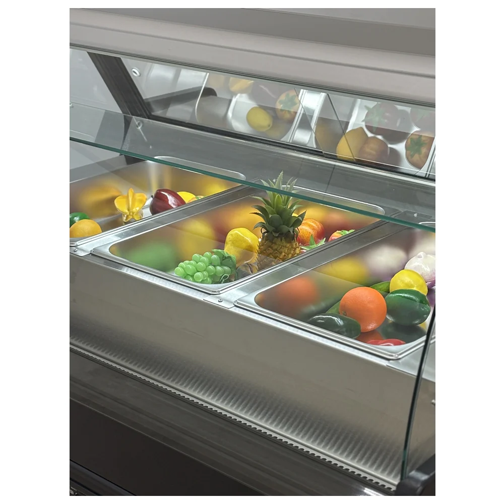 53'' Alaska-Line Salad Prep Table with GN Pan HIT-35 - Image 5