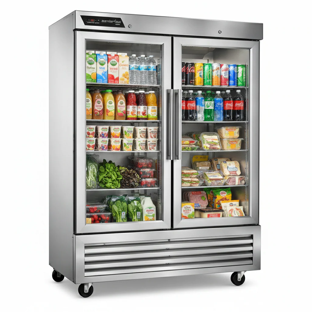 54'' Centerline by Traulsen Half Glass Door Cooler Right/Right Hinge 45.1 Cu.Ft., CLBM-49R-HG-RR