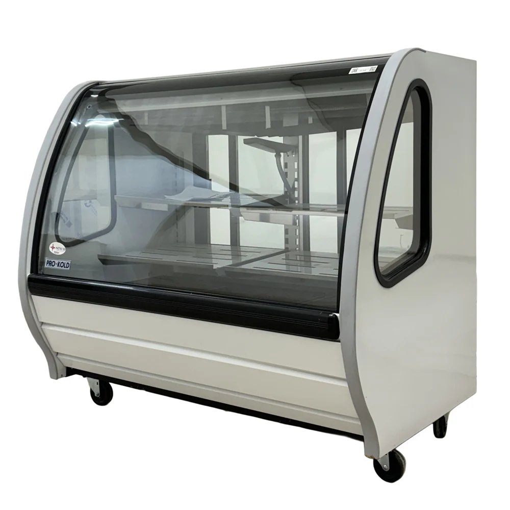 56" Pro-Kold Deli & Merchandise Display Case White 21 Cu.Ft. Capacity, DDC-60W - Image 3