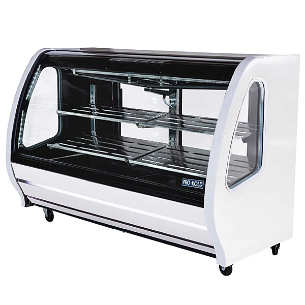 56" Pro-Kold Deli & Merchandise Display Case White 21 Cu.Ft. Capacity, DDC-60W - Image 8