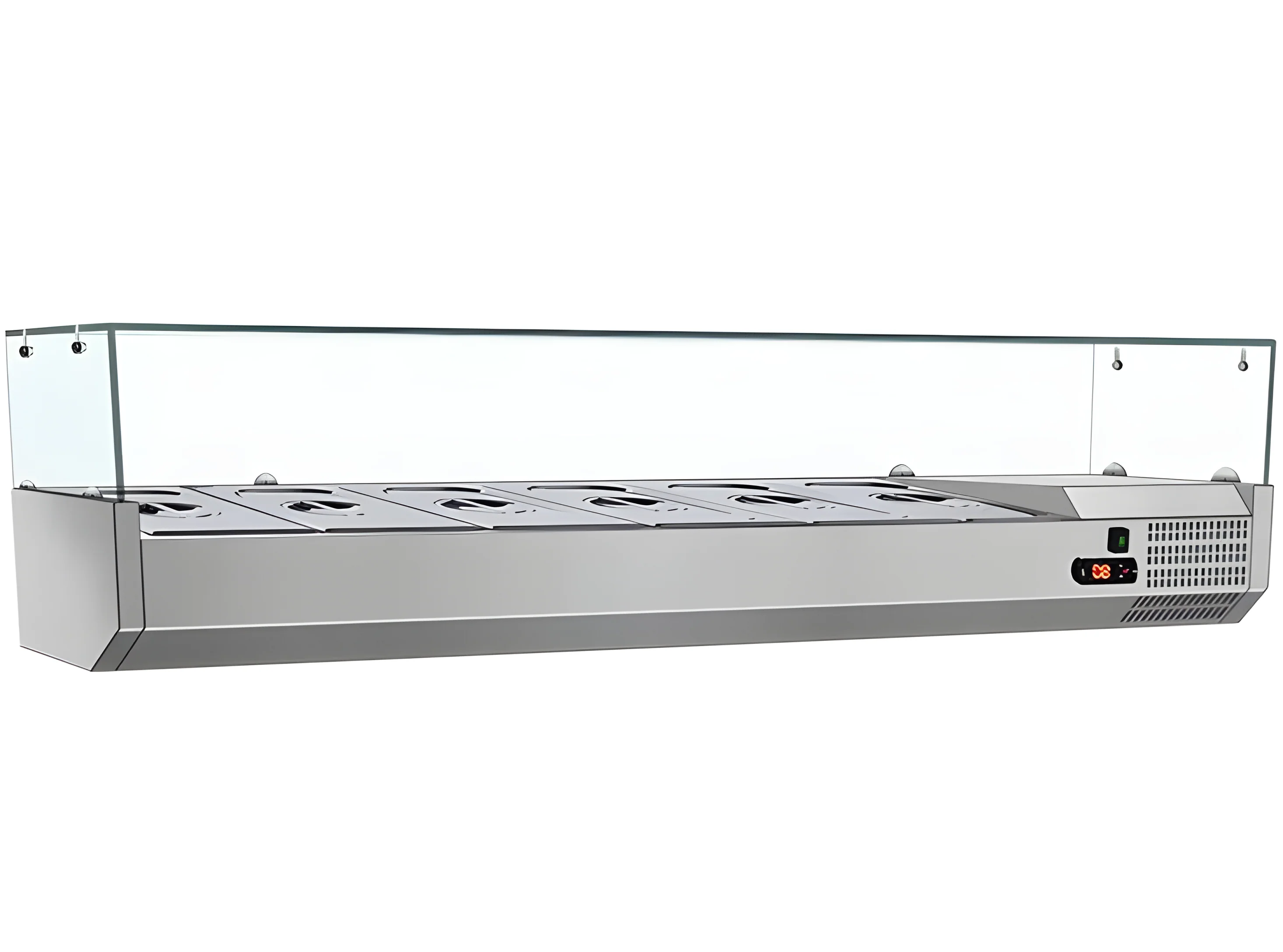 60" CHEF Refrigerated Countertop Topping Rail VRXH-1500/380 - Image 6