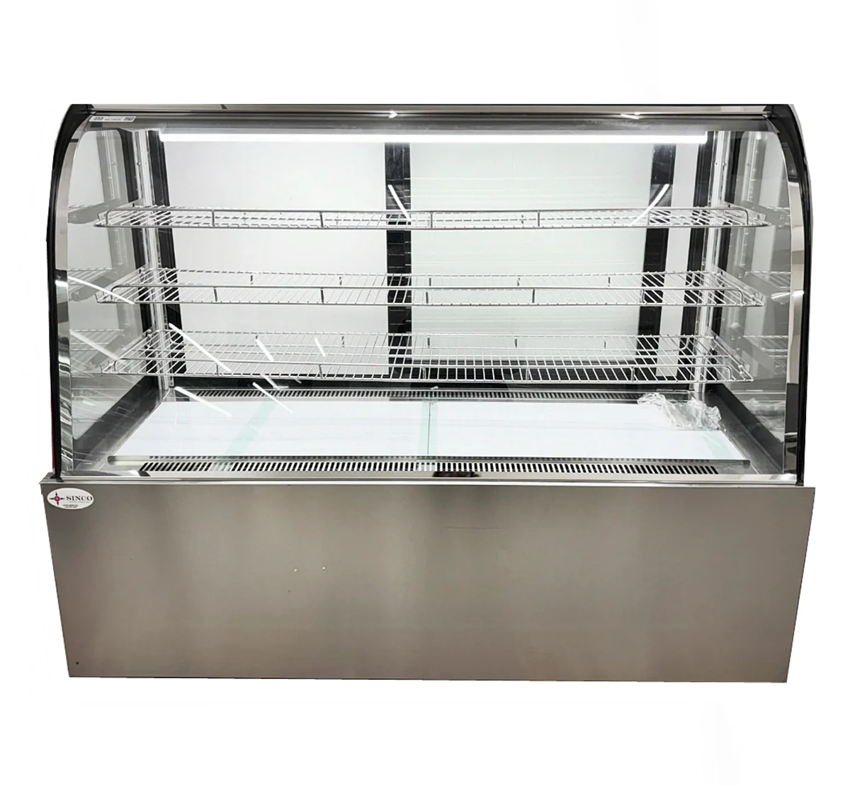 48'' CHEF Pastry Display Warmer Curved Glass HD-1203C - Image 2
