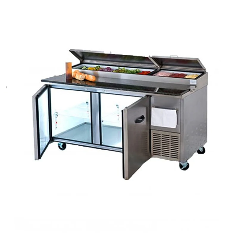 67'' Pro-Kold Double Door Pizza Prep Table PPT-67-11 - Image 5