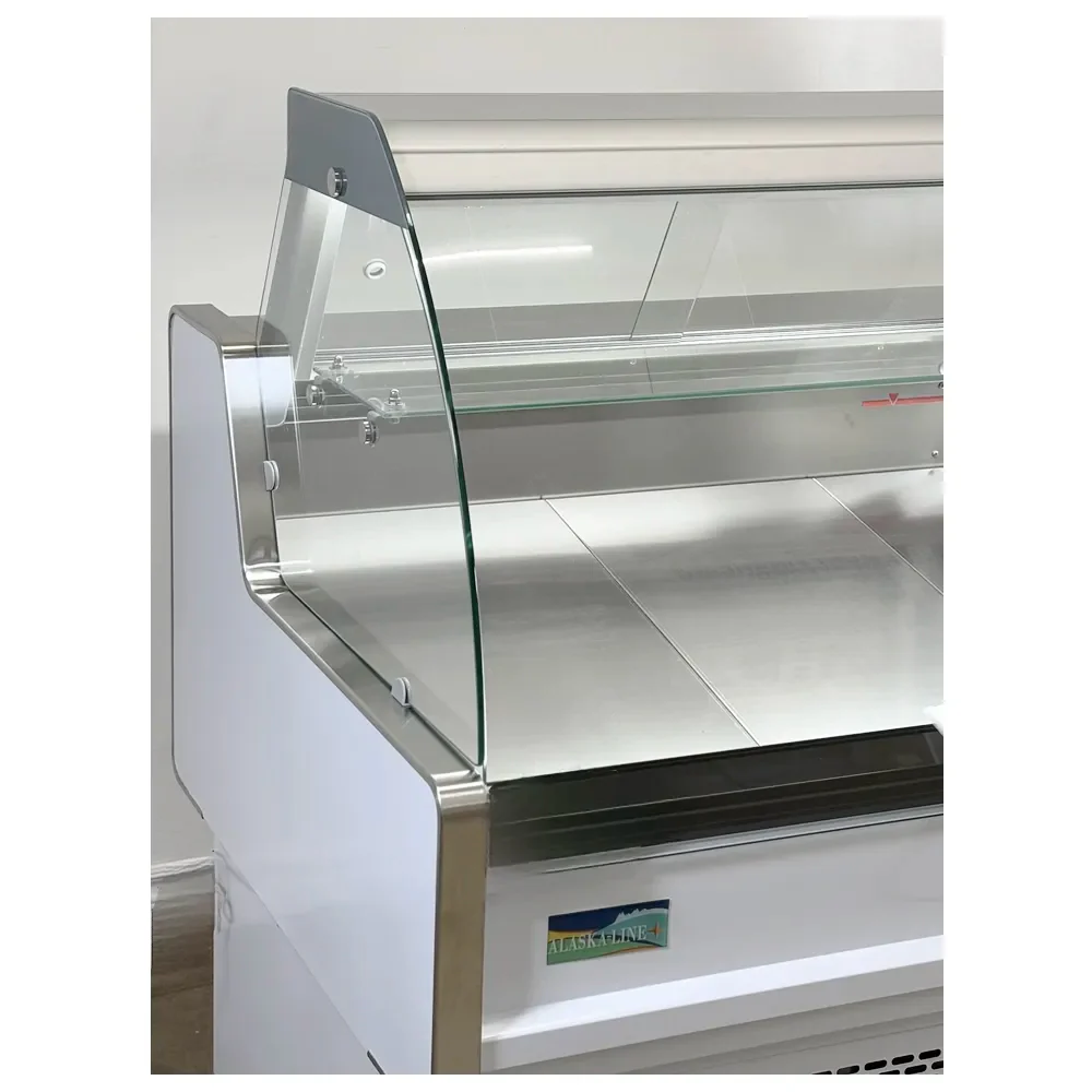 71'' Alaska-Line Deli & Meat Service Showcase with Storage HIT-33 - Image 4