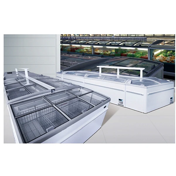 72'' CHEF Combined Island Freezer with Sliding Glass Top CQS-18D - Image 9