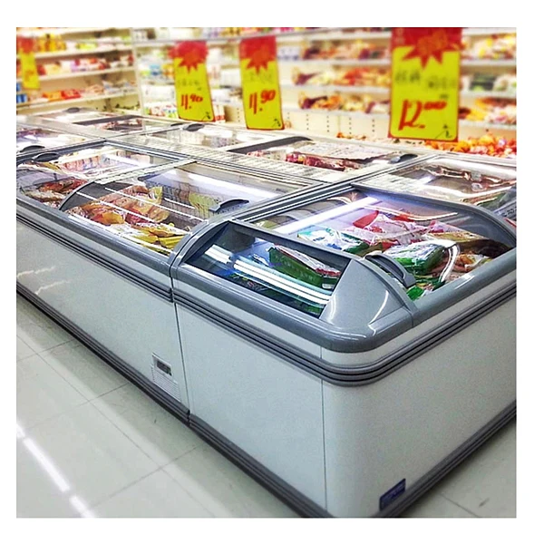 73'' CHEF Island Freezer with Top Open Sliding Door VENUS 185 (END) - Image 6
