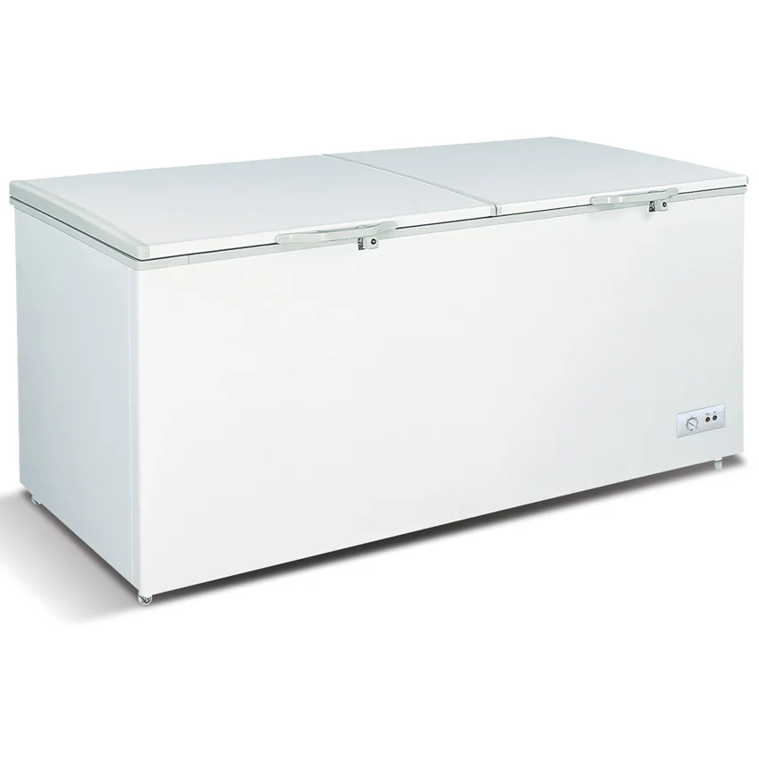 76'' Omcan Chest Freezer With a Solid Flat Top - 46505