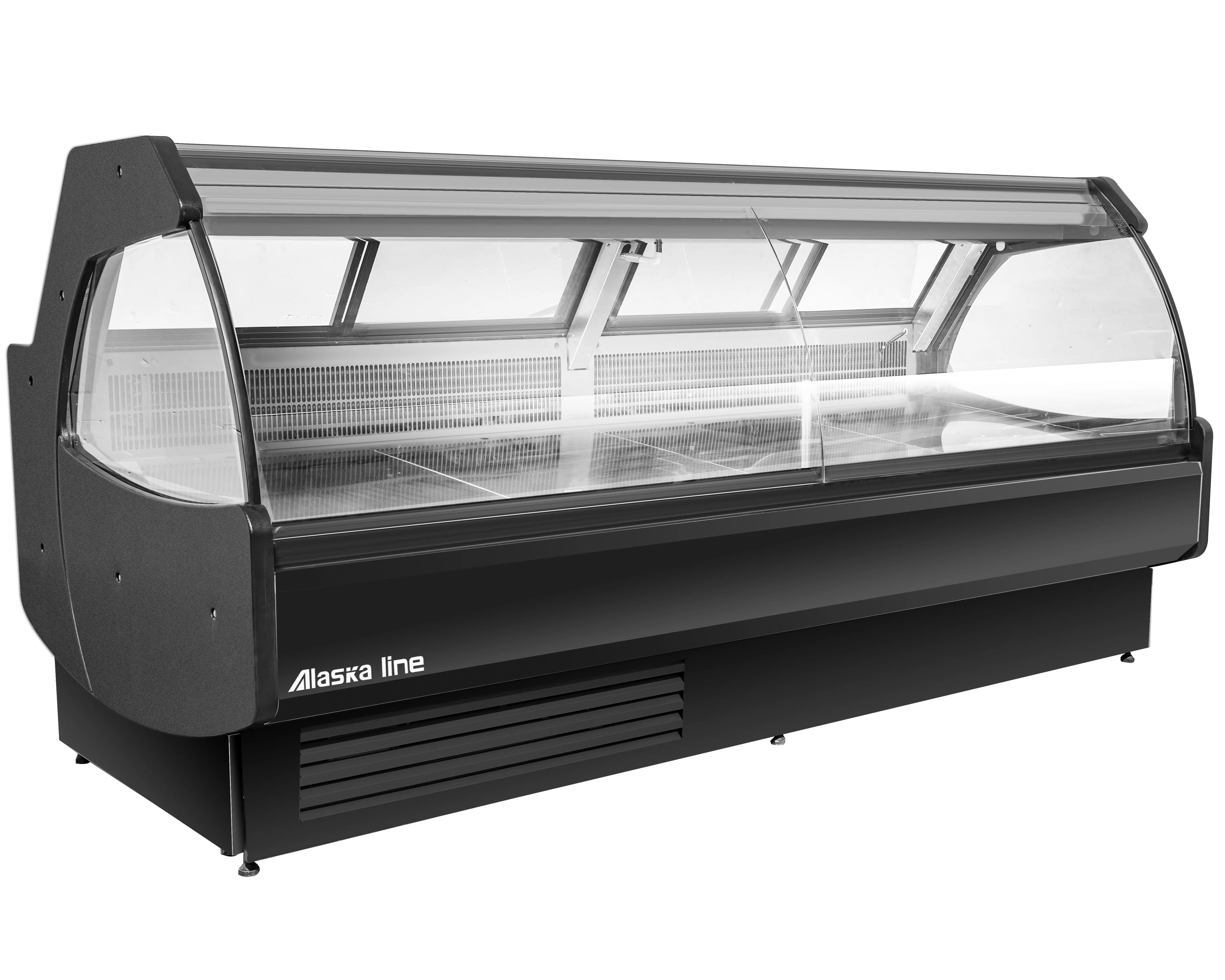 77'' Alaska-Line Gravity Cooling Meat/Deli Display Cooler Remote or Self-Contain Options HIT-44 - Image 2