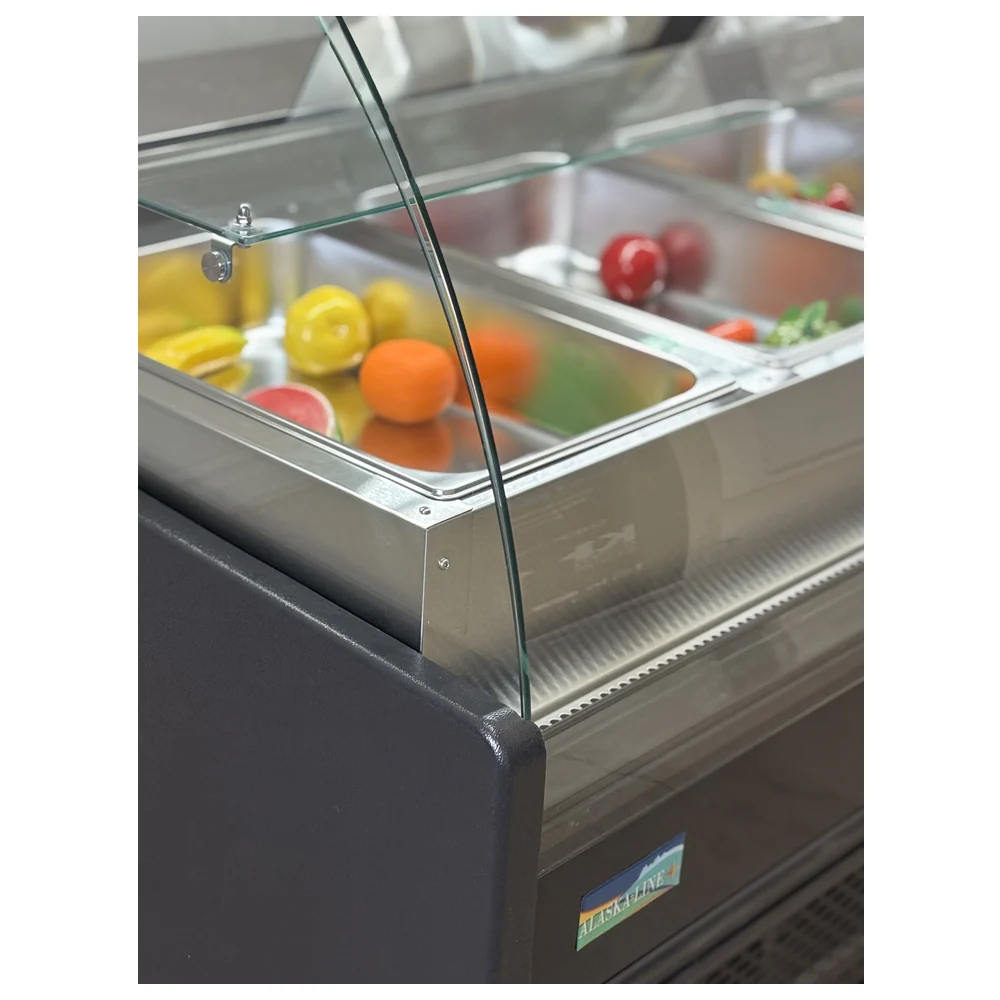 77'' Alaska-Line Salad Prep Table with Storage & GN Pan HIT-37 - Image 5