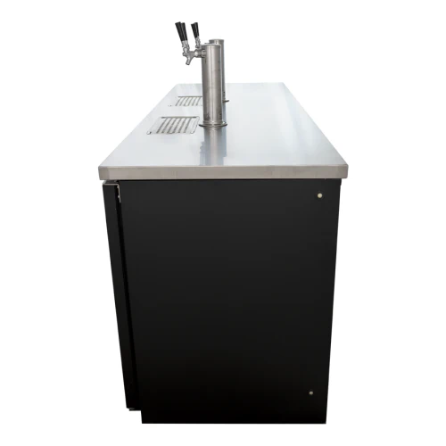 91'' CHEF Draft Beer Cooler Triple Door Two Tap Towers UDD-4 - Image 5