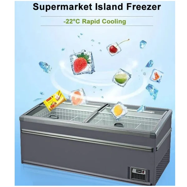 Alaska-Line 98'' Island Chest Freezer Commercial Super Size 37 Cu.Ft. Capacity HIT-601 - Image 9