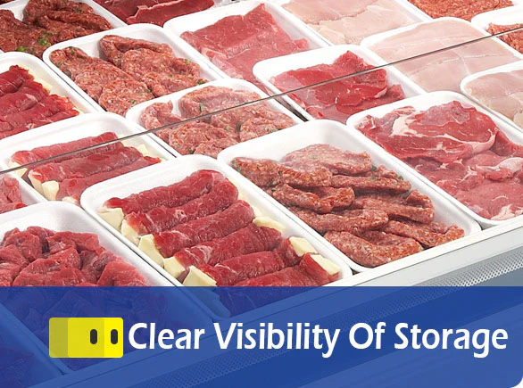 99'' CHEF Meat/Deli Display Cooler 15.5 Cu.Ft - BSS-2511SGA - Image 7