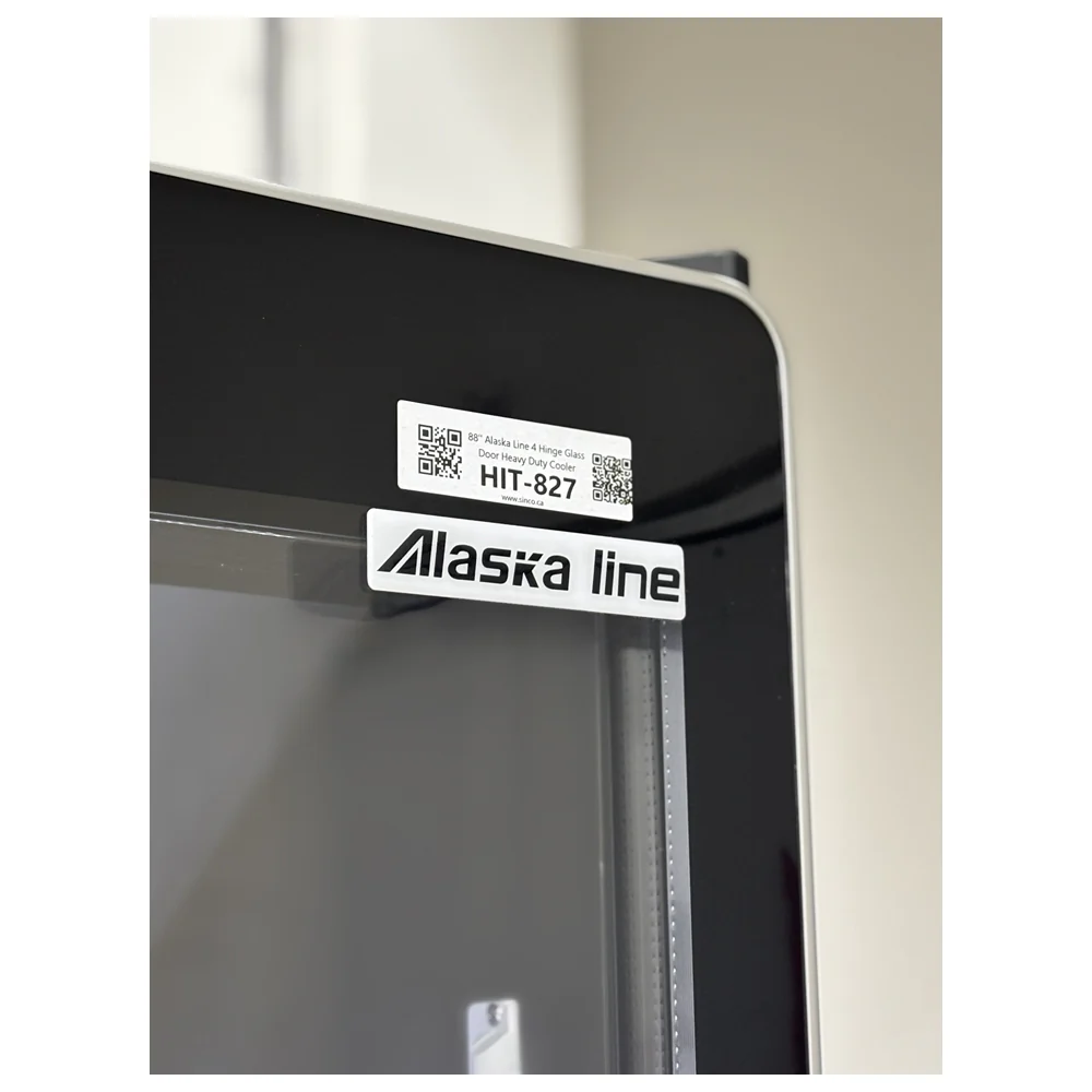 Alaska-Line Commercial Glass Door Display Refrigerator 4 Swing Door HIT-344H - Image 9