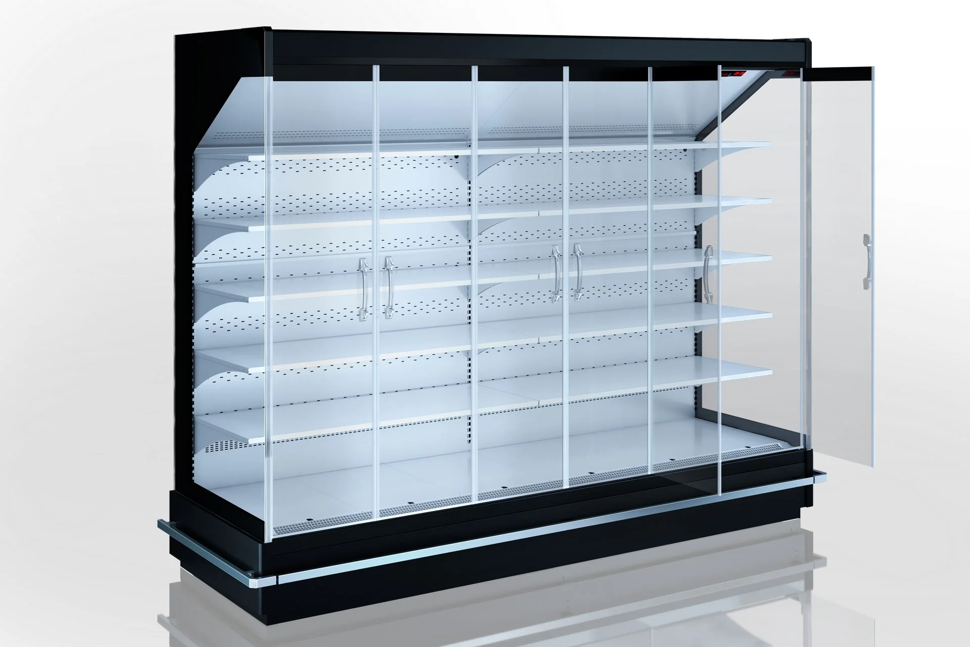 74'' Alaska-Line Multideck Glass Door Display Cooler HIT-149-3 - Image 3
