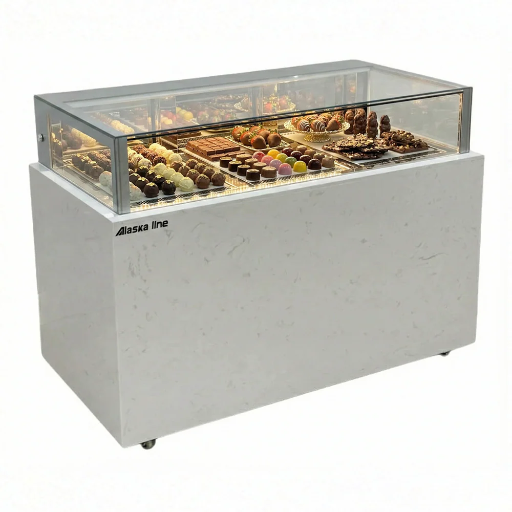 Alaska Line 70.8'' Chocolate Display Case HIT-419